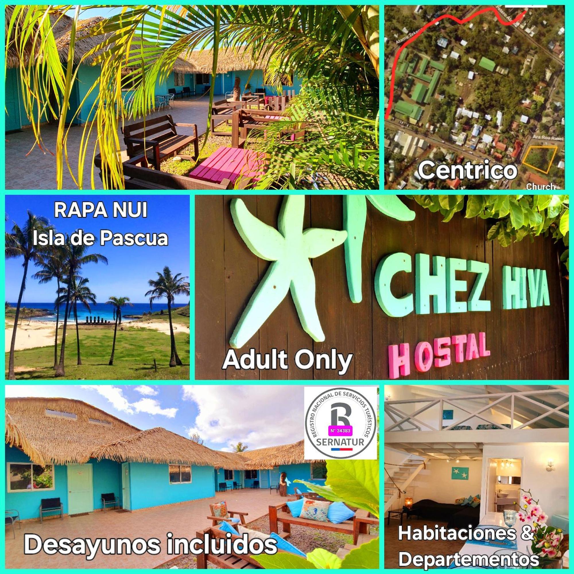 Hotel Chez Hiva  à Hanga Roa Extérieur photo